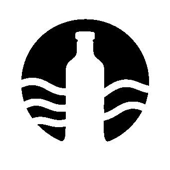 Bottle Waves Circle Logo