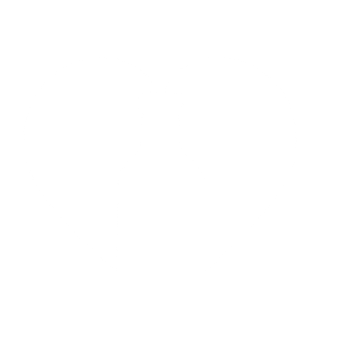 Bottle Heart Negative Space Logo #ffffff