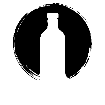 Bottle Negative Space Logo