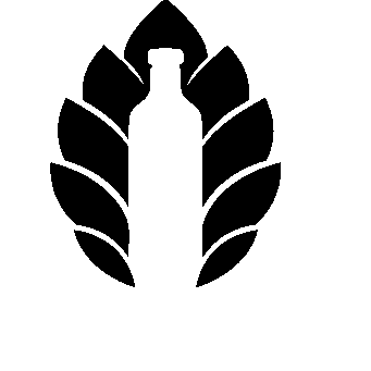 Kombucha Bottle Leaf Logo
