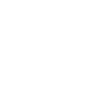 Kombucha Bottle Leaf Logo #ffffff