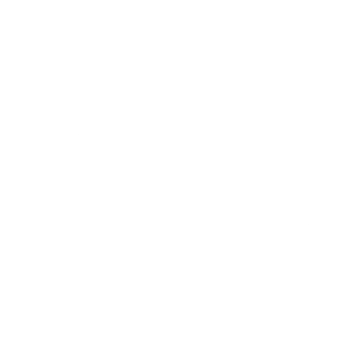 Standing Desk Badge Logo #ffffff