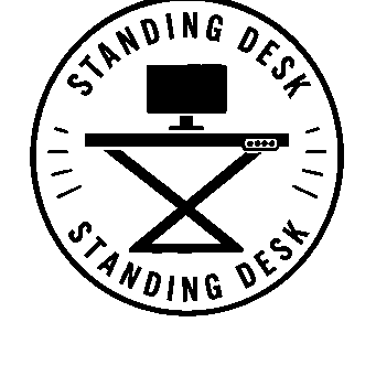 Standing Desk Badge Logo