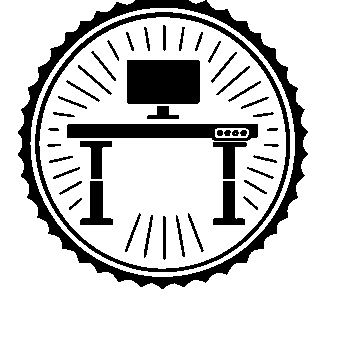 Standing Desk Badge Logo