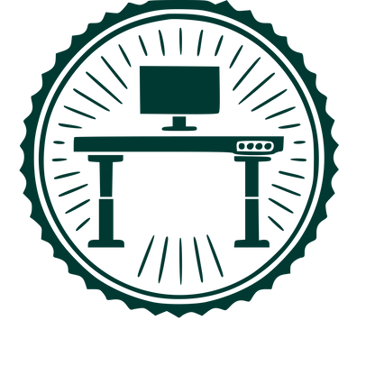 Standing Desk Badge Logo #003932