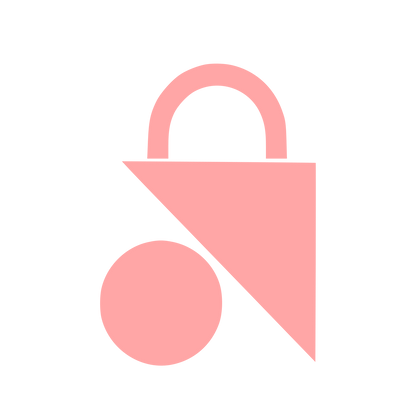 Bauhaus Tote Bag Logo #ffa6a6