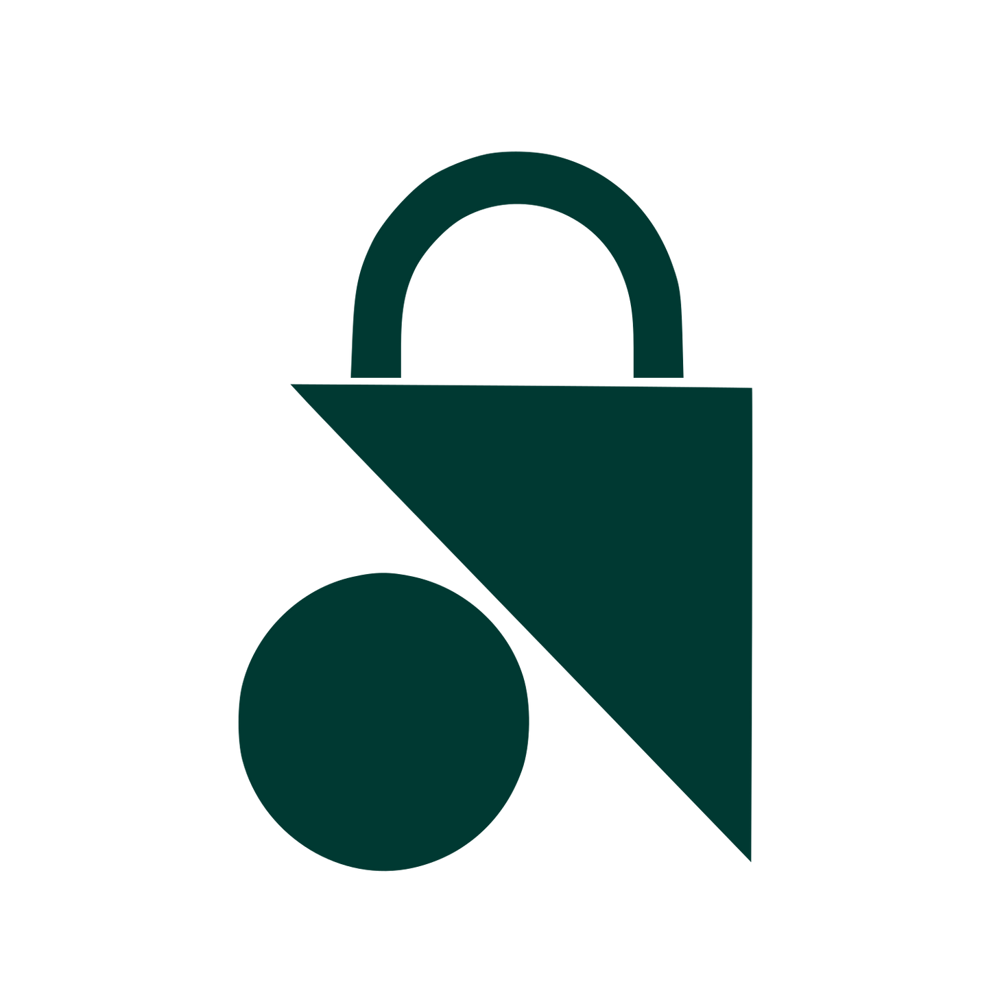 Bauhaus Tote Bag Logo #003932