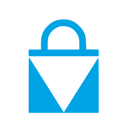 Bauhaus Tote Bag Logo #00a3e4