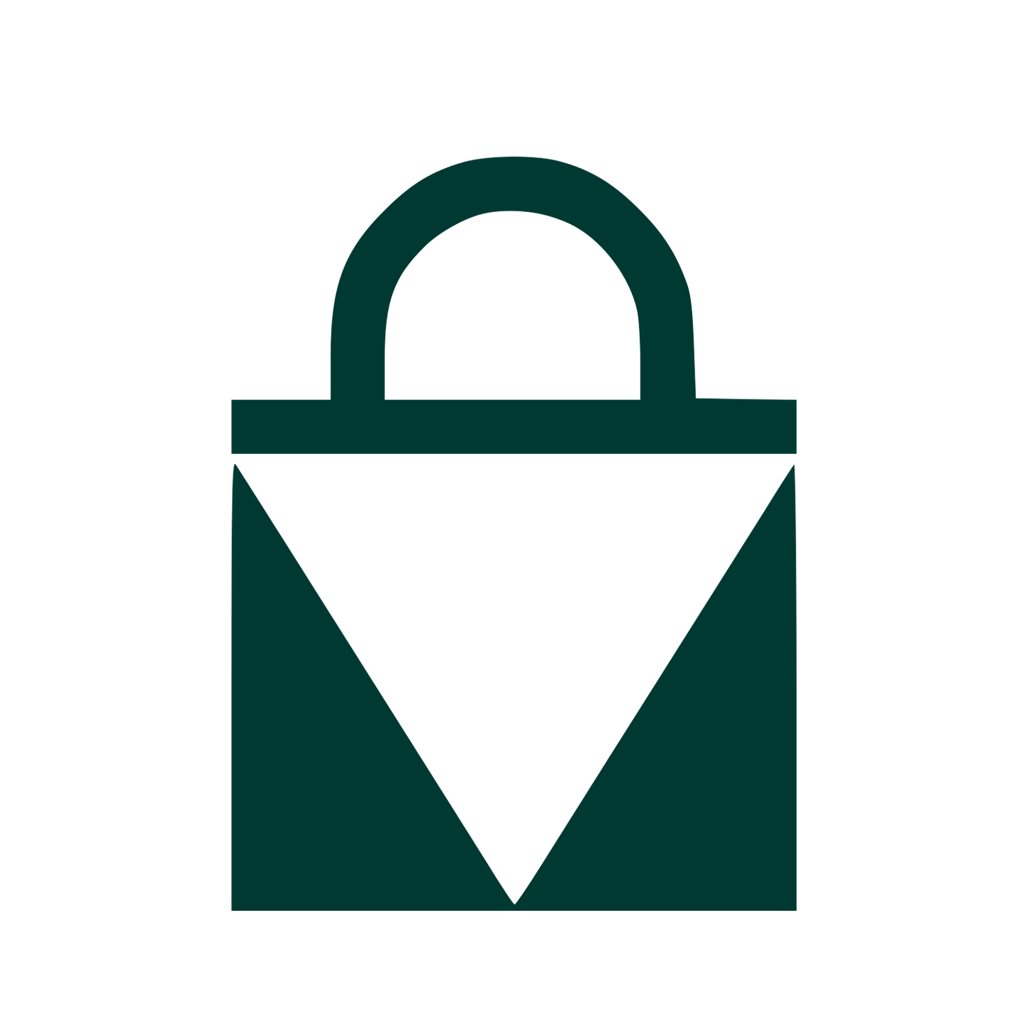 Bauhaus Tote Bag Logo #003932
