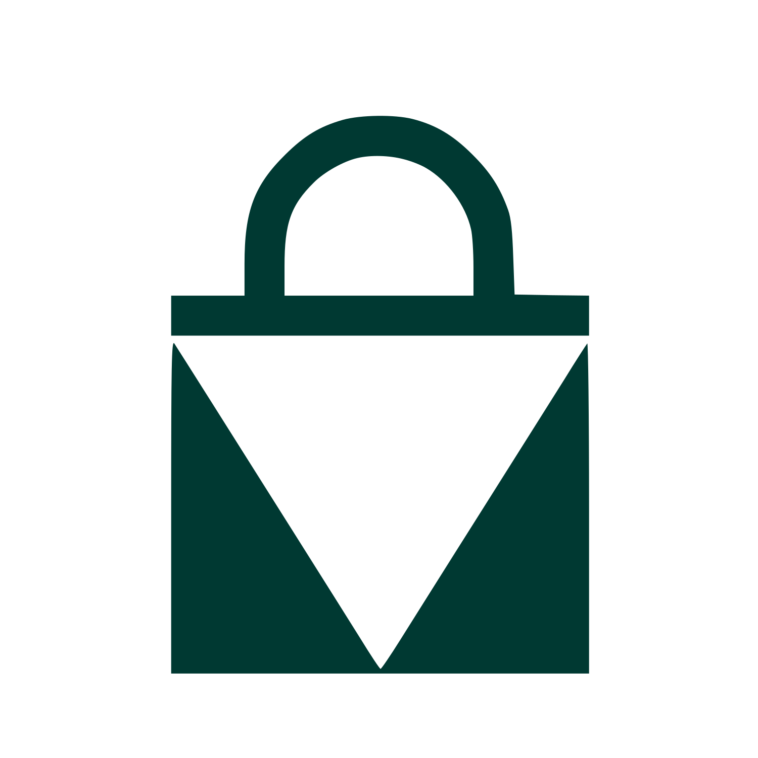 Bauhaus Tote Bag Logo #003932