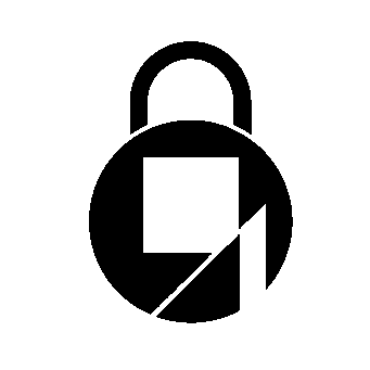 Bauhaus Padlock Logo