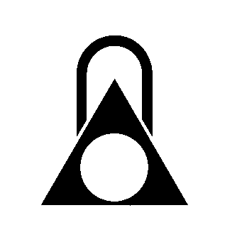 Bauhaus Arch Triangle Logo