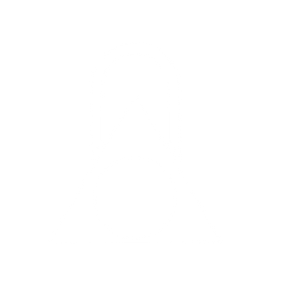 Bauhaus Arch Triangle Logo #ffffff