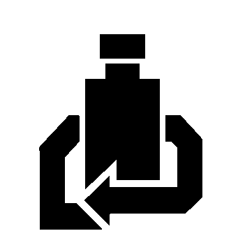 Brutalist Reusable Bottle Logo