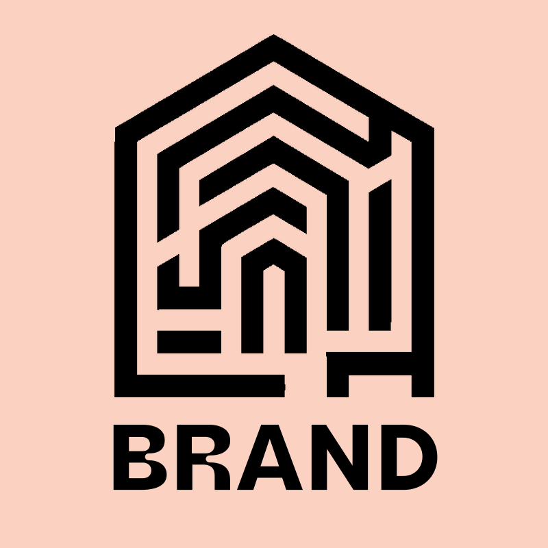 Simple House Labyrinth Logo preview