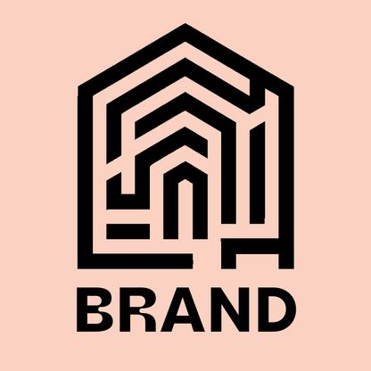 Simple House Labyrinth Logo preview