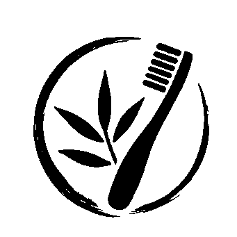 Bamboo Toothbrush Leaf Logo