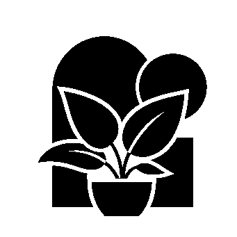 Potted Plant Layered Logo
