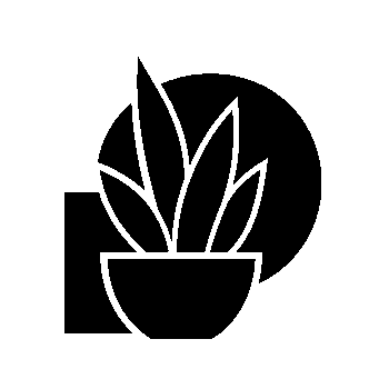 Potted Succulent Plant Logo