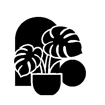 Monstera Plant Arch Logo