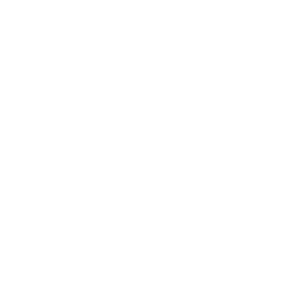 Monstera Plant Arch Logo #ffffff