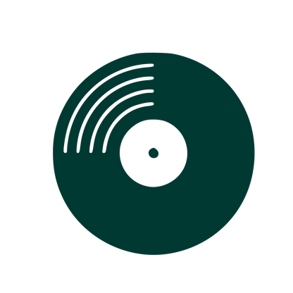 Vinyl Record Music Logo #003932