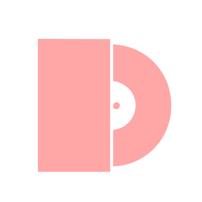 Vinyl Record Door Logo #ffa6a6