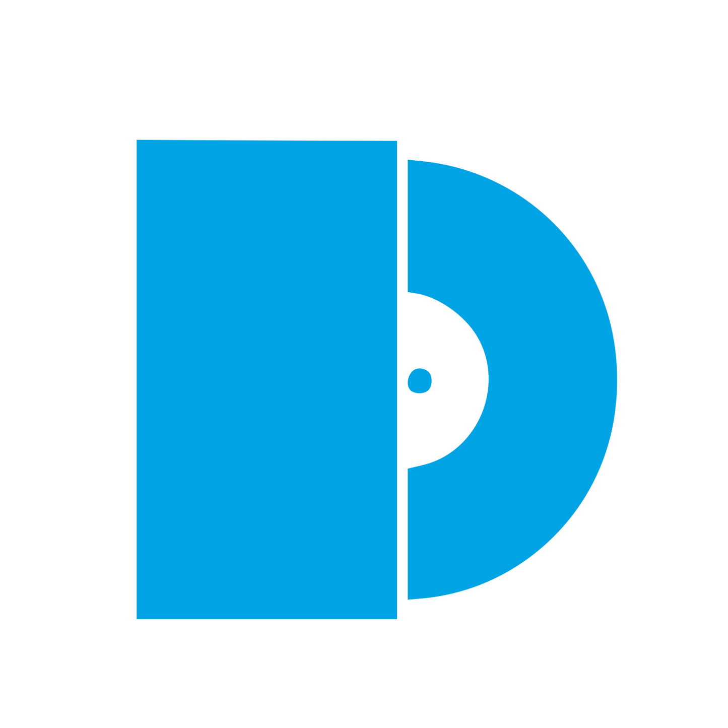 Vinyl Record Door Logo #00a3e4