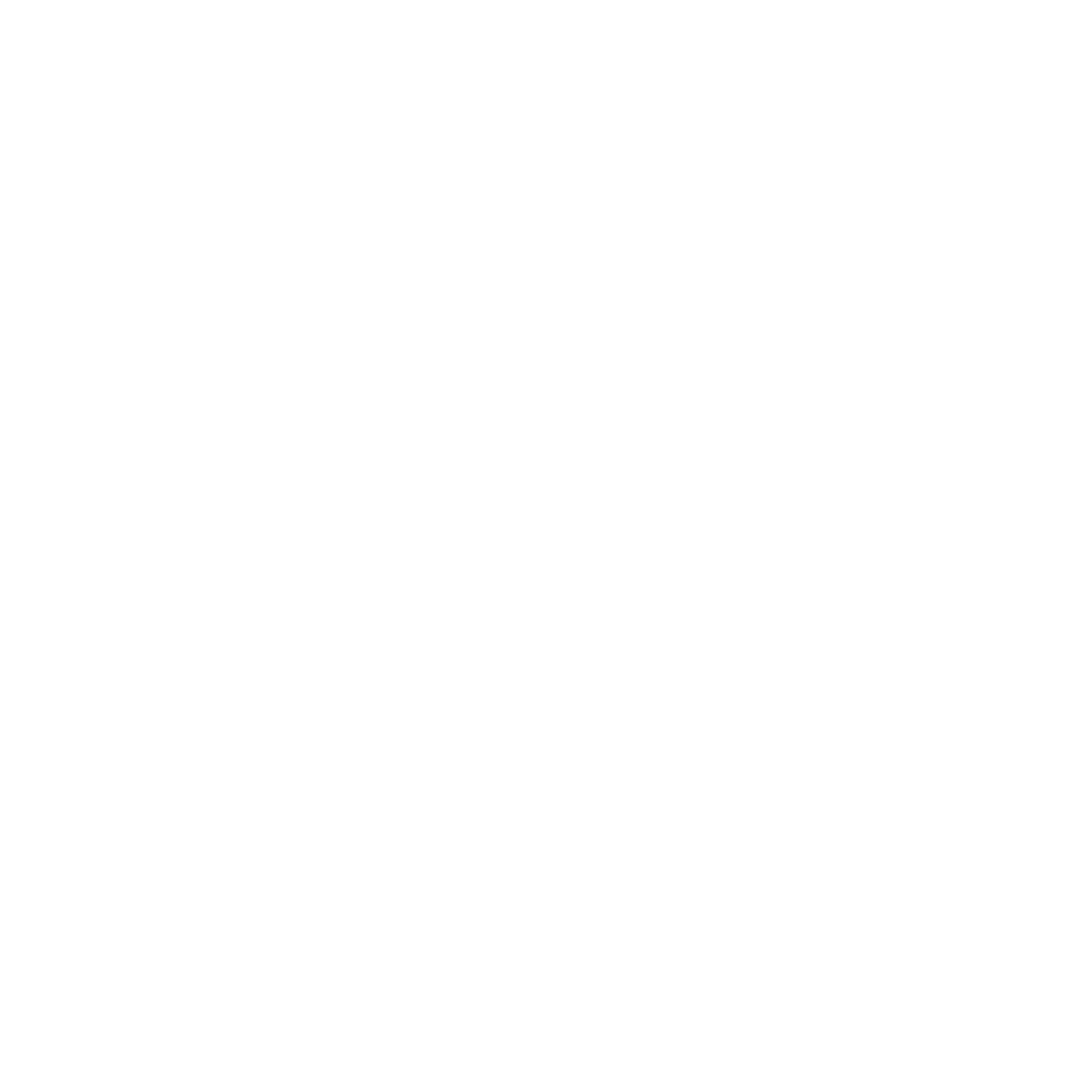 Vinyl Record Needle Logo #ffffff