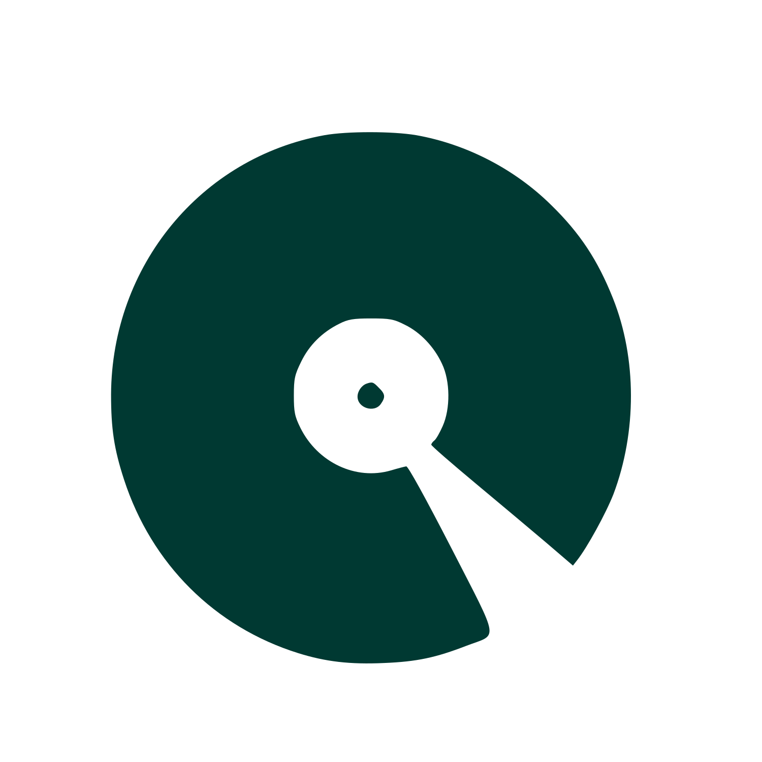 Vinyl Record Needle Logo #003932