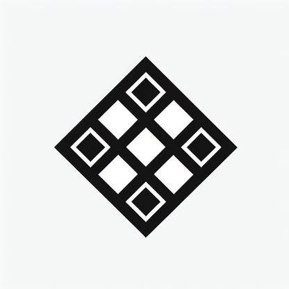 Diamond Grid Pattern Logo