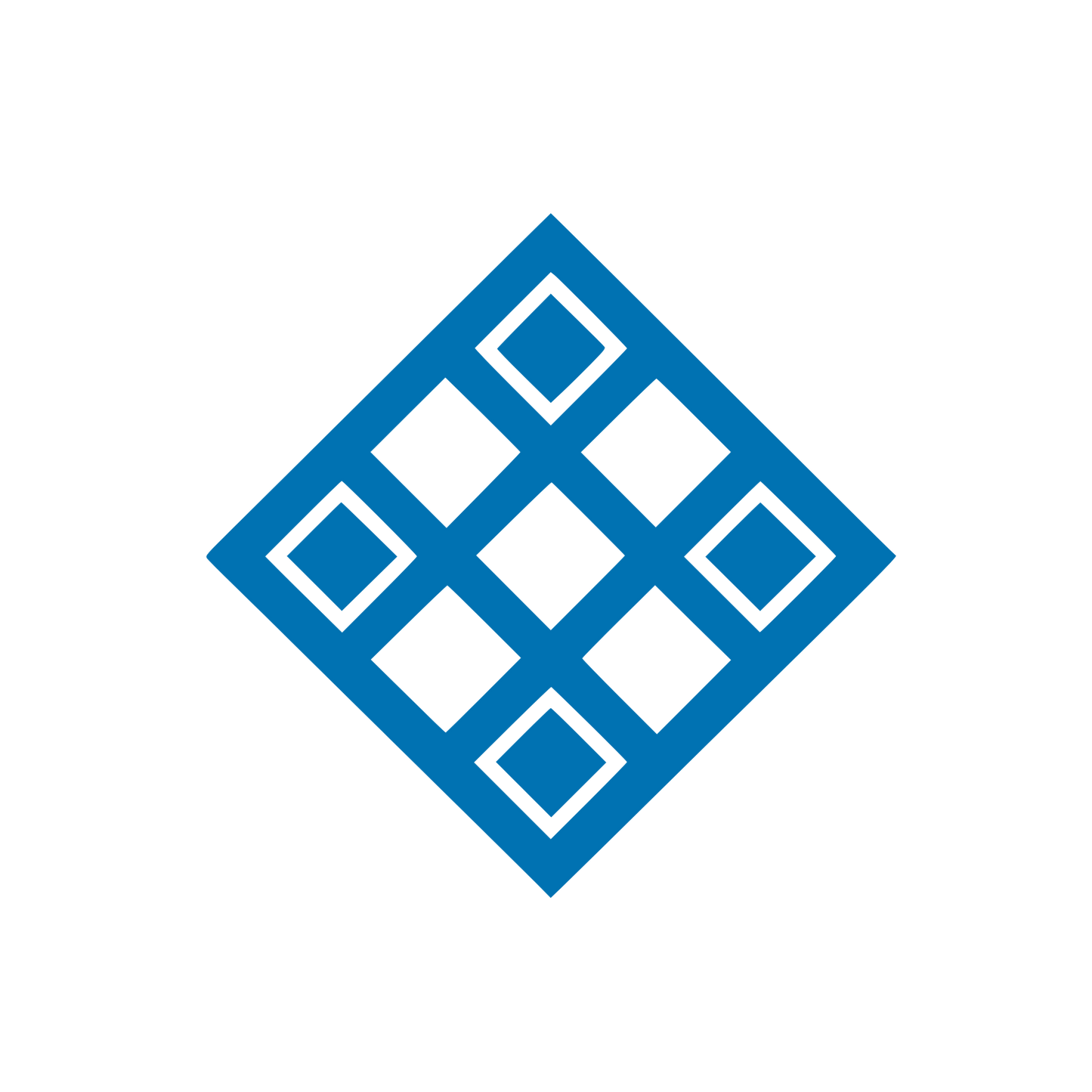 Diamond Grid Pattern Logo #0072B2