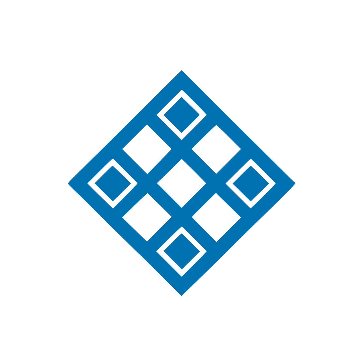 Diamond Grid Pattern Logo #0072B2