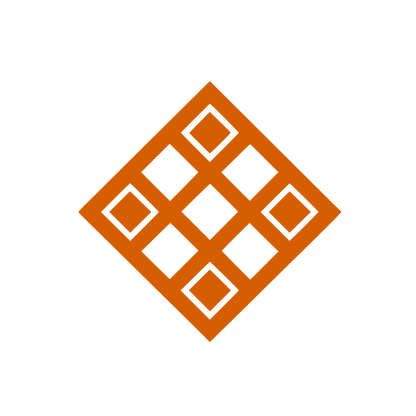 Diamond Grid Pattern Logo #D55E00