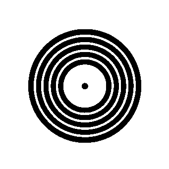 Vinyl Record Concentric Logo