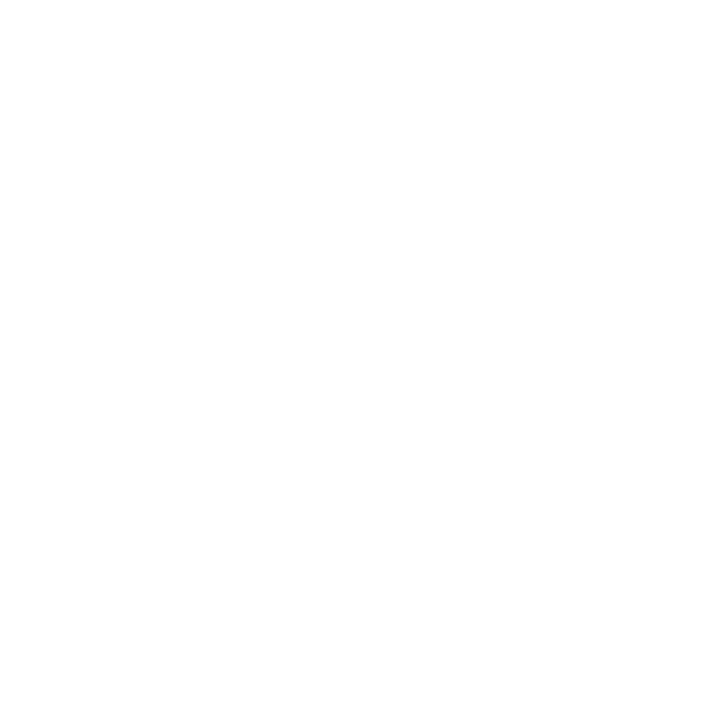 Vinyl Record Concentric Logo #ffffff