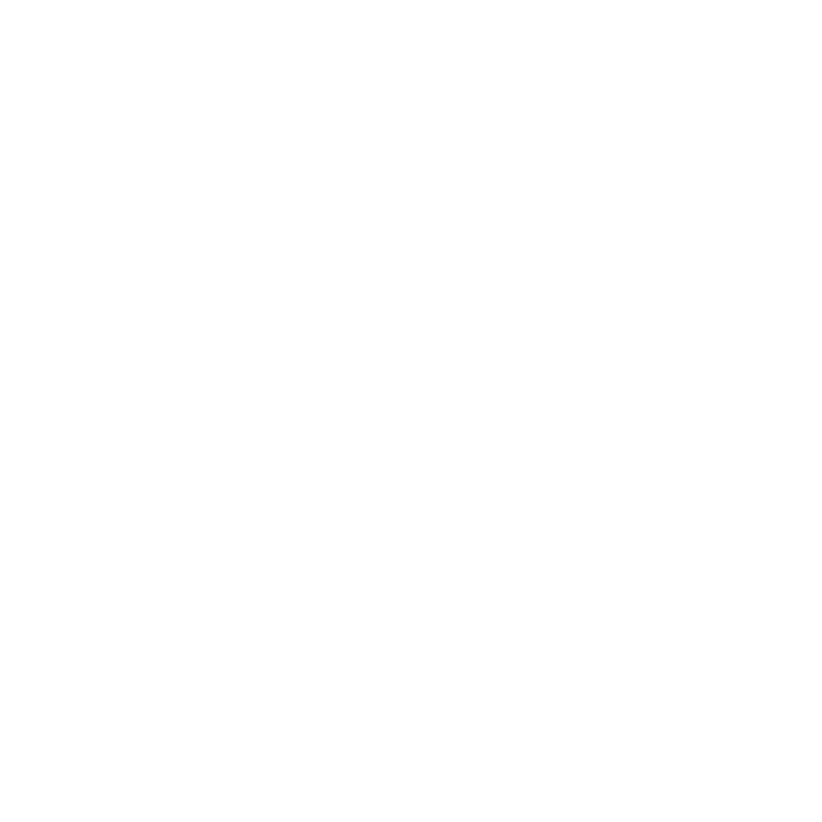 Striped Vinyl Record D Logo #ffffff