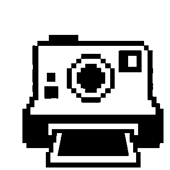 Pixel Polaroid Camera Logo