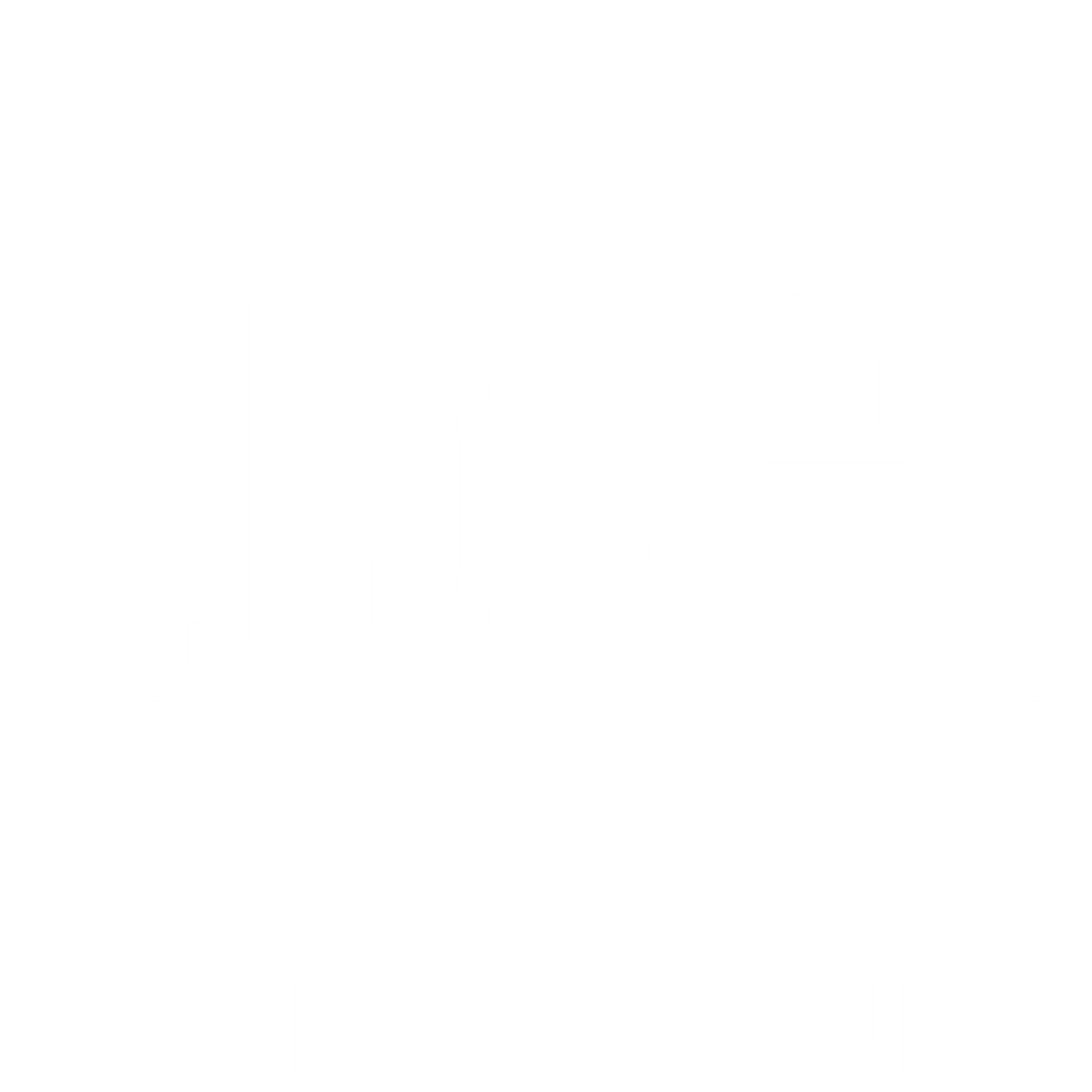 Pixel Polaroid Camera Logo #ffffff