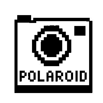 Pixel Polaroid Camera Logo
