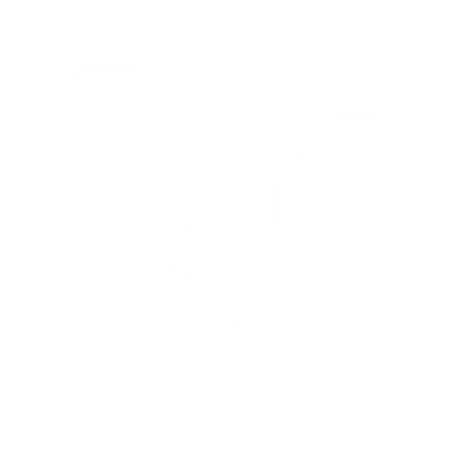 Pixel Polaroid Camera Logo #ffffff