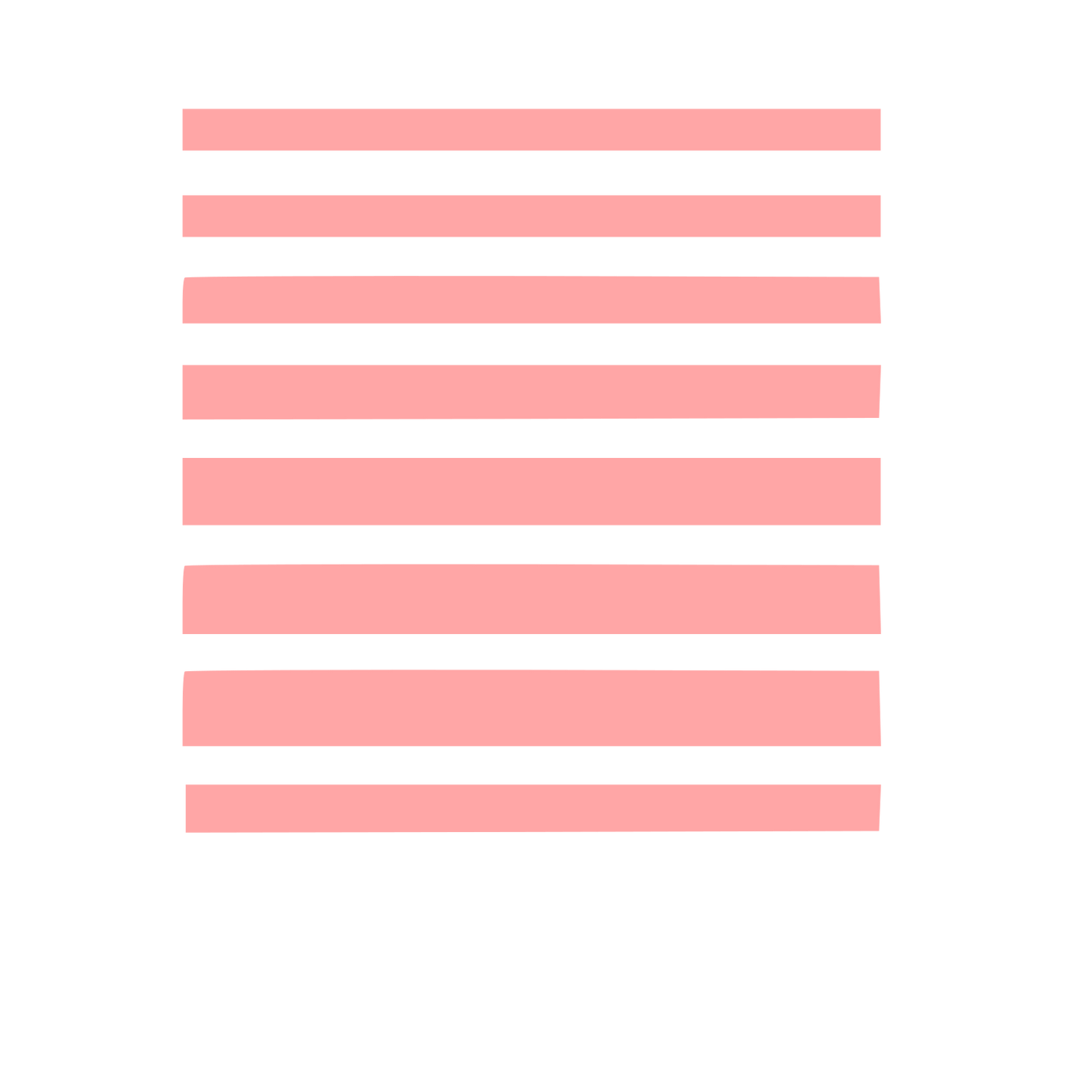 Horizontal Stripes Polaroid Logo #ffa6a6