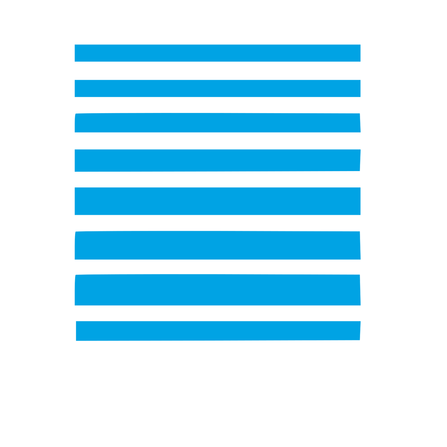 Horizontal Stripes Polaroid Logo #00a3e4