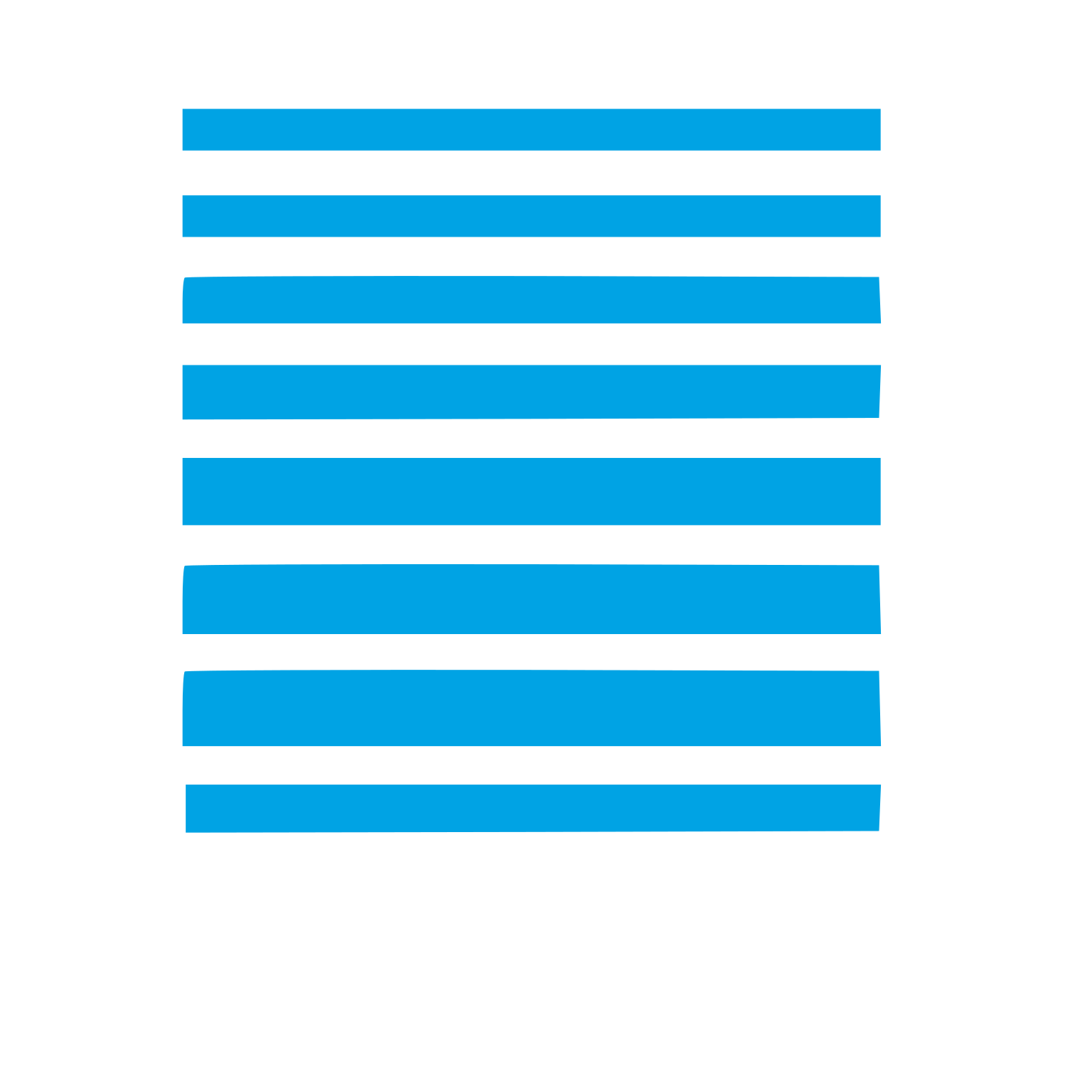 Horizontal Stripes Polaroid Logo #00a3e4