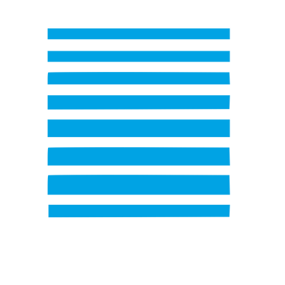 Horizontal Stripes Polaroid Logo #00a3e4