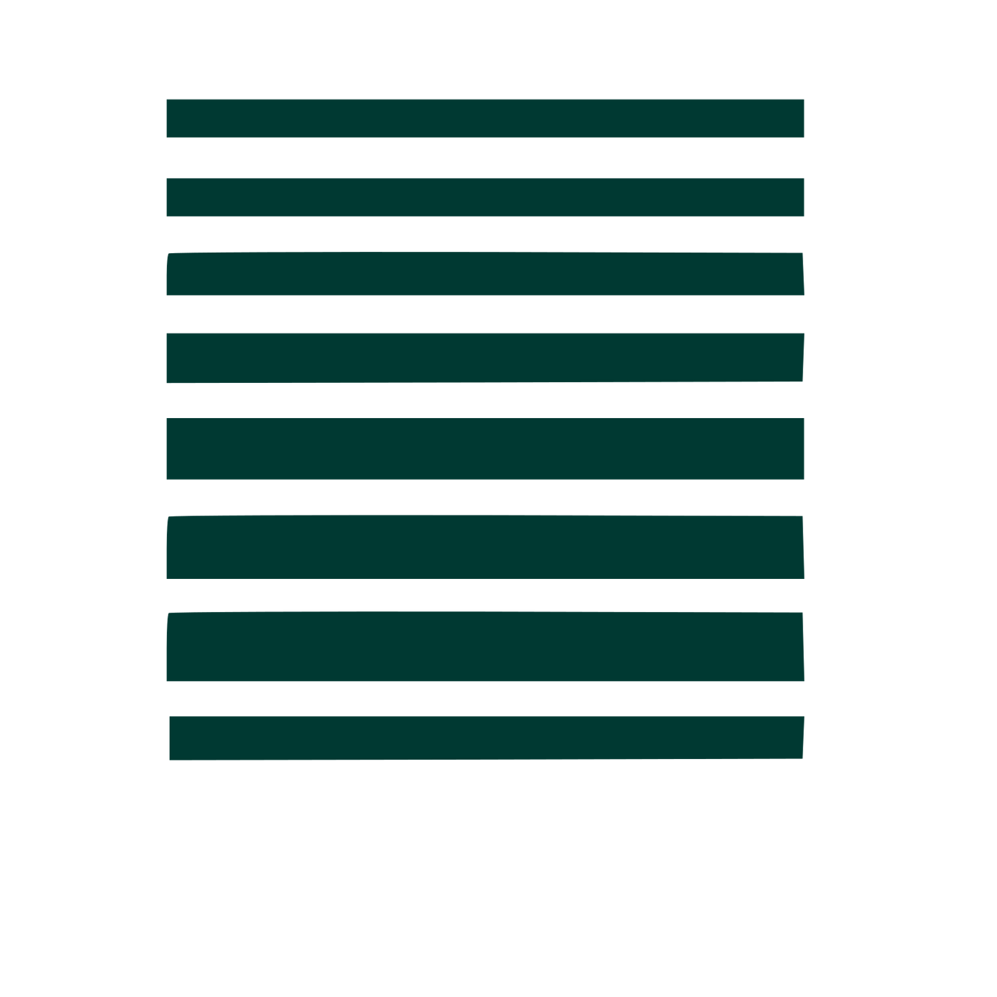 Horizontal Stripes Polaroid Logo #003932