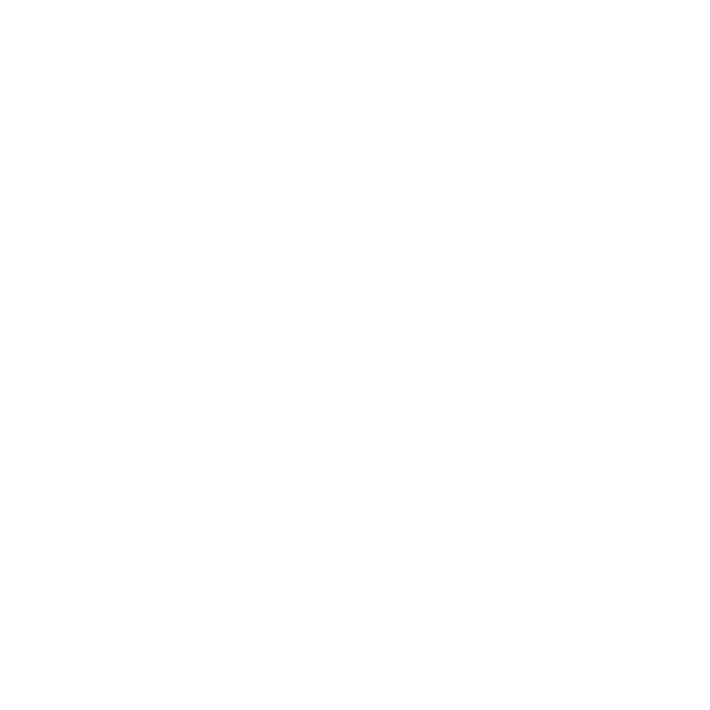 Pixel Diamond Eye Logo #ffffff