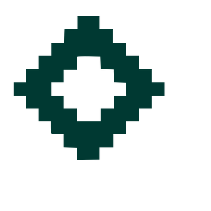 Pixel Diamond Eye Logo #003932