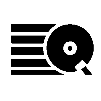 Vinyl Record DJ Logo