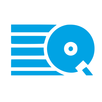 Vinyl Record DJ Logo #00a3e4